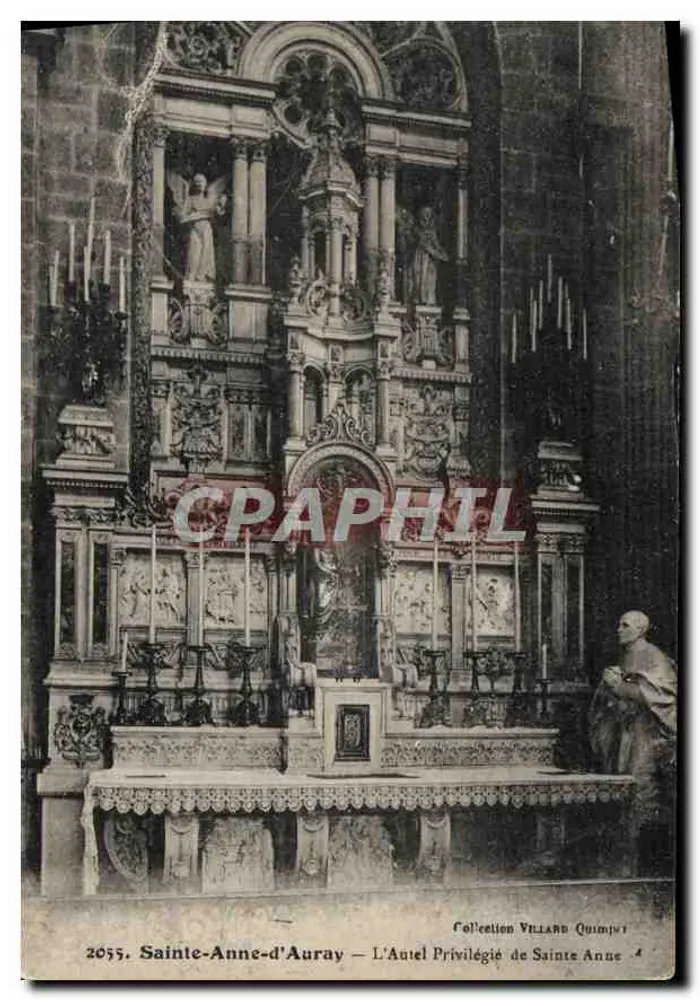 Sainte-Anne-d'Auray — Der Privilegierte Altar von Saint Anne — Sammlung Villard Quimpet - Vorderseite