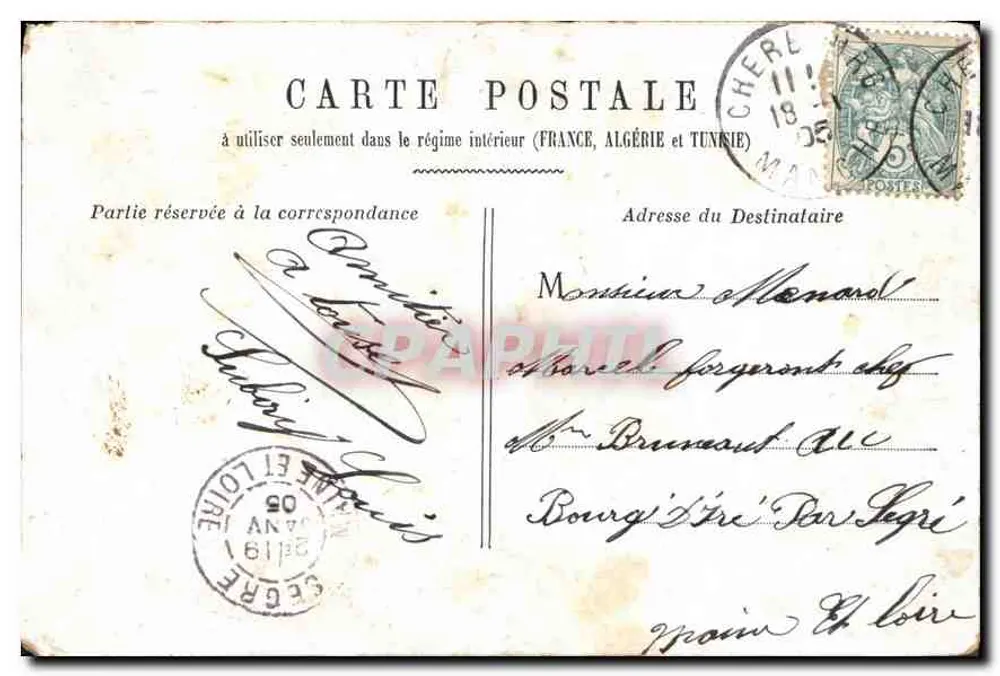 Paris — A Coluna Vendôme — 6 - Verso