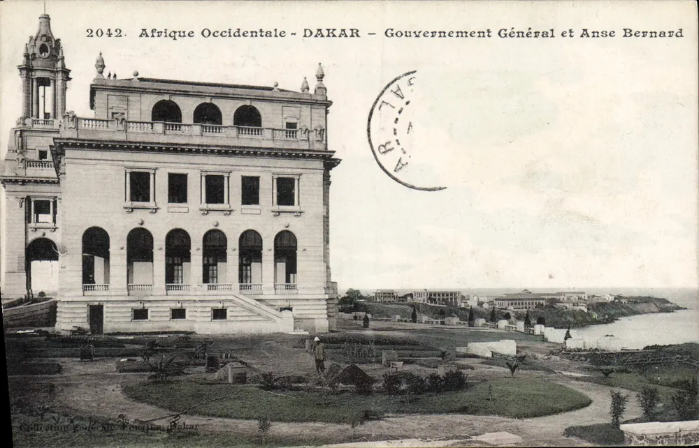 DAKAR — Generalkommando und Anse Bernard — Sammlung von Herrn Thompson Dakar - Vorderseite