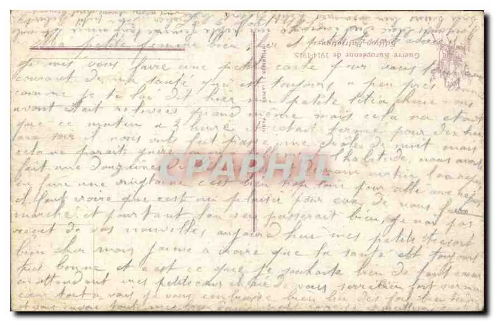 Kirche von BEAUFORT (Somme) — von den Bombenangriffen verschont — Verlag H. DUPRÈS, Amiens, Nr. 2347 bis - Rückseite