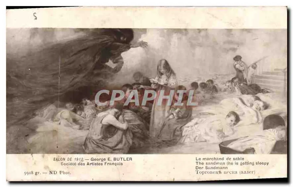 O vendedor de areia — Salão de 1912 — George E. Butler — Sociedade dos Artistas Franceses - Frente