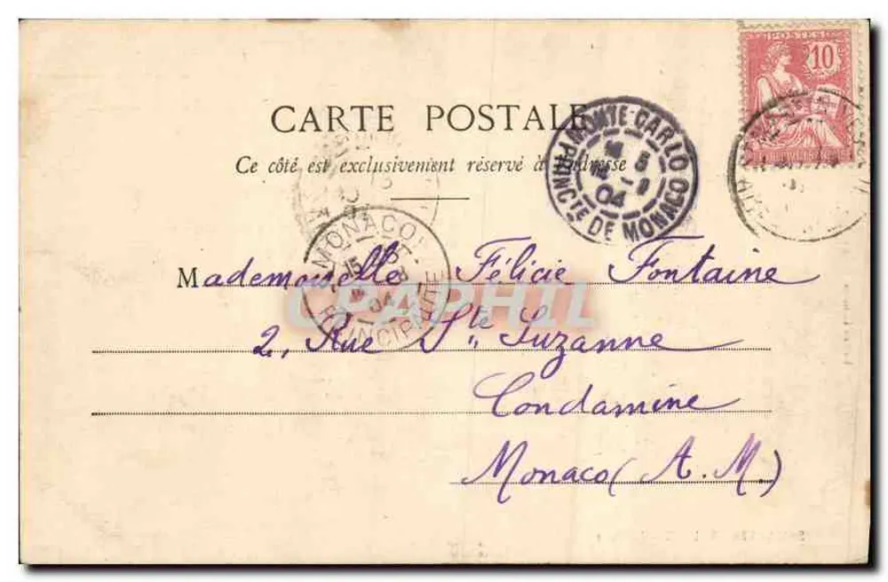 St-MARTIN-VÉSUBIE - O Ponte — Édition L. Gress, livreiro, Nice - Verso