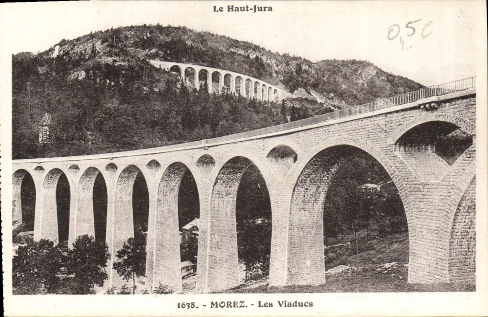 O Alto Jura — Os Viadutos em Morez — Éditions B. Renaudyn - Frente