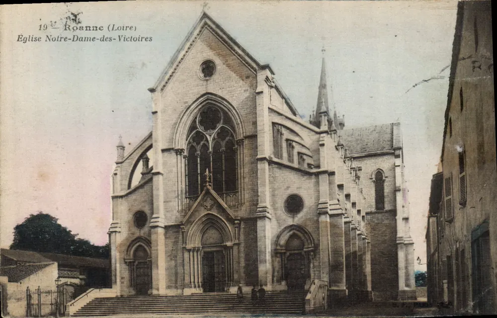 Roanne (Loire) — Kirche Notre-Dame-des-Victoires — B.P. Paris - Vorderseite
