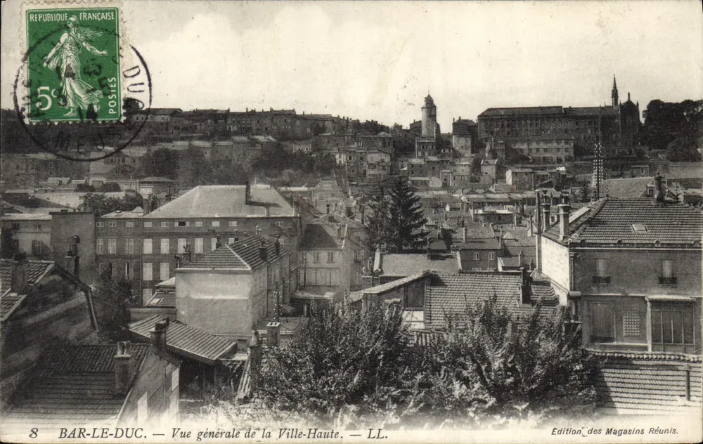 Bar-le-Duc — Allgemeiner Blick auf die Oberstadt — Edition der United Stores - Vorderseite