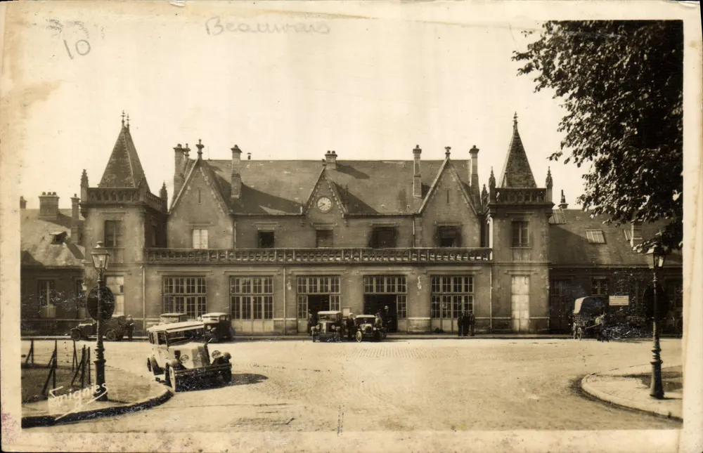 Beauvais - A Estação — Ed. E. Allamignies, n°34 - Frente