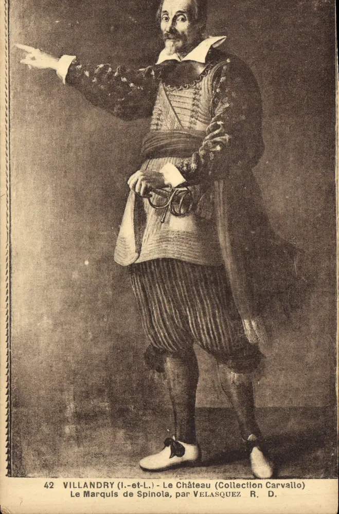 Der Marquis de Spinola — von Velasquez — Sammlung Carvallo - Vorderseite