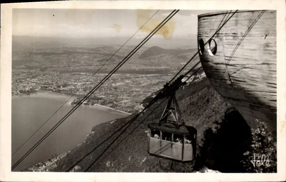 Der Veyrier-Bergbahn — Allgemeine Ansicht von Annecy — Verlag Véritable Photo, Serie 91 - Vorderseite