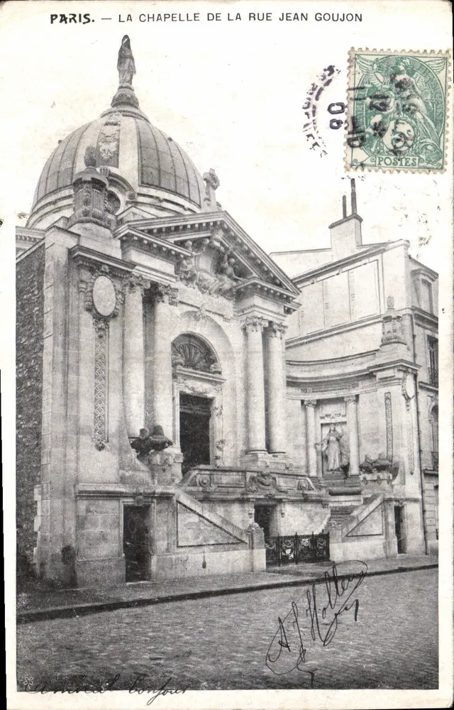 Paris — Die Kapelle der rue Jean Goujon — Verlag André L. Bonpar - Vorderseite