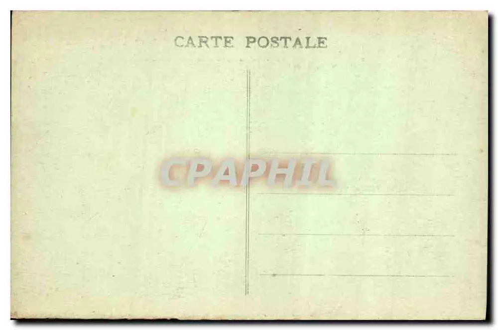 Château de Maintenon — Ansicht vom Wasserbecken aus — G. Coneault, Verlag, Orsay - Rückseite
