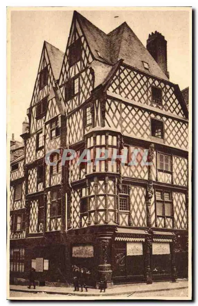 Angers — A Casa de Adam — Edição artística M. Christien, Angers - Frente