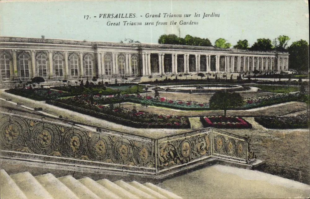 Versailles - Grand Trianon in den Gärten — M. Moreau, Verlag, Versailles - Vorderseite