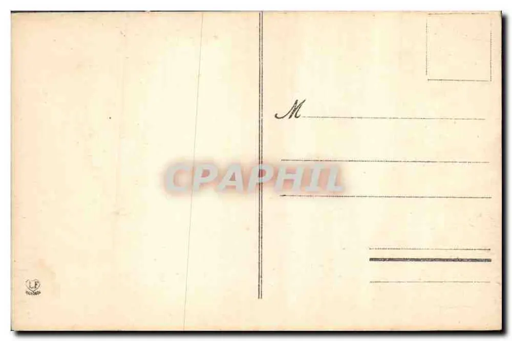Aparição da Virgem Maria — Nossa Senhora de Lourdes — Editor Cour - Verso
