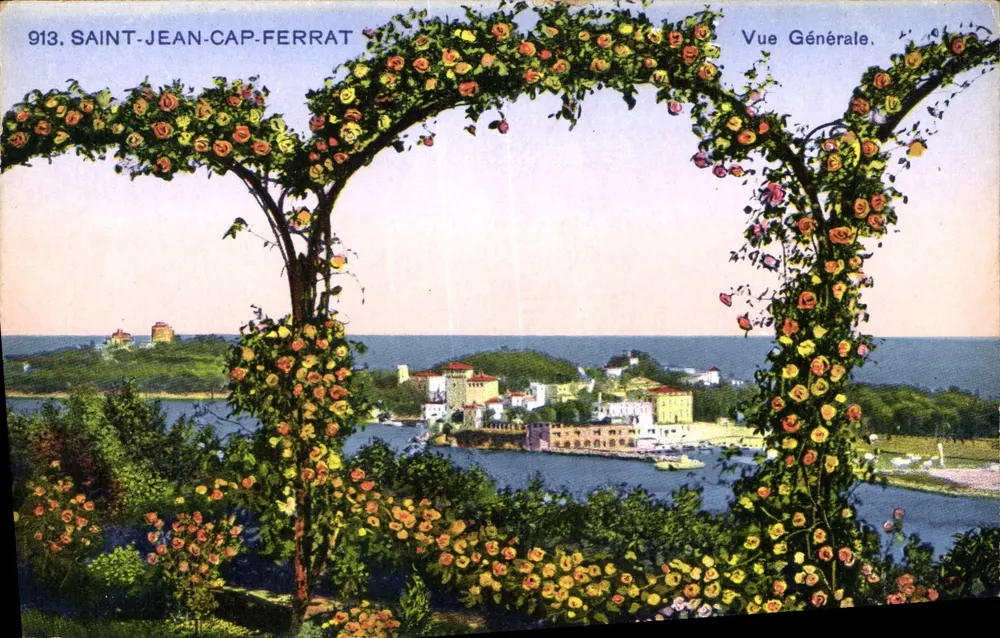 Saint-Jean-Cap-Ferrat — Vista Geral — Impresso na Alemanha - Frente