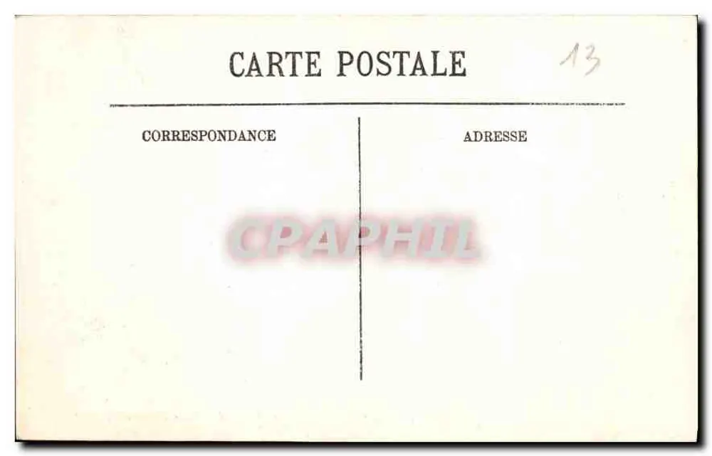 Marseille — Conjunto do Palácio Longchamp — Obra-prima do Arquiteto Espérandieu — SELECTA - Verso