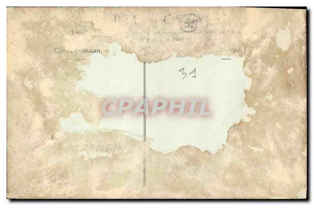 Toulouse — Le Retour, por M. Seysses — editor A.D. Paot, n° 134 - Verso