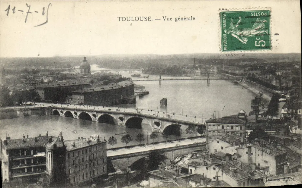 Toulouse — Vista geral — Edição Jeanne d'Arc - Frente
