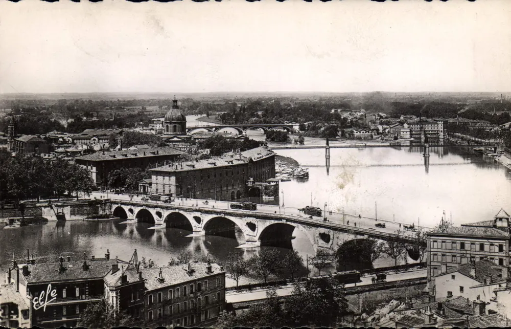 Toulouse — Allgemeiner Blick über die Garonne — Libr. Che fr. Toulouse - Vorderseite
