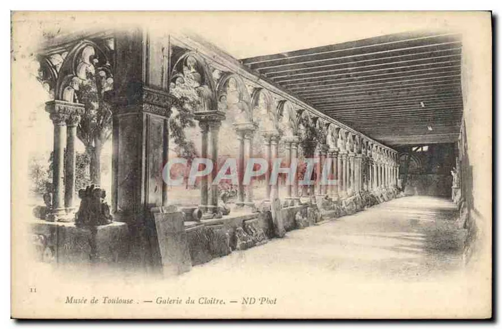 Museu de Toulouse — Galeria do Claustro — ND'Pbot - Frente