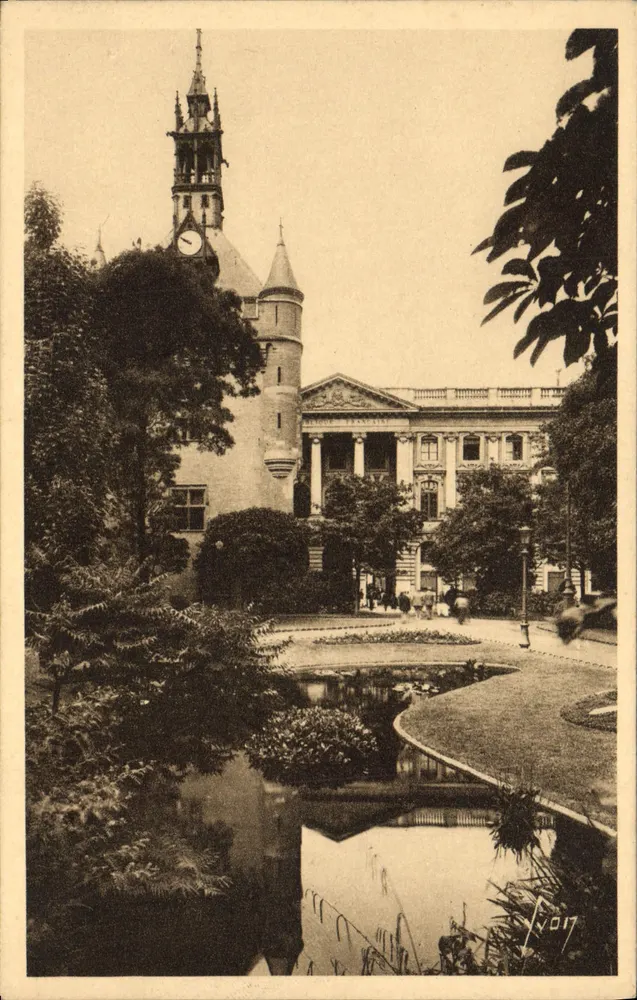 Toulouse (Haute-Garonne) — Der Turm des Capitole und der Platz — Les Éditions d'Art Y. On - Vorderseite