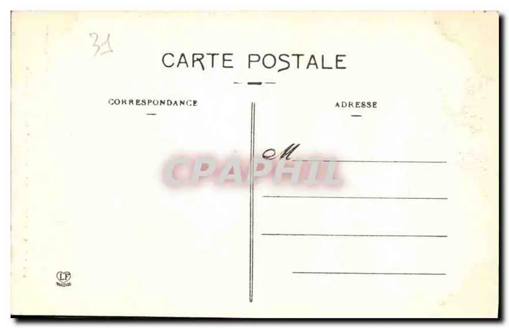 Toulouse - Capitole - Janela Renascentista Cour Henri IV — Fotógrafo L. Carrez, Toulouse - Verso