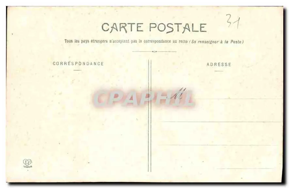 Toulouse - Basílica de São Sernim — Fototipia Larouche Frères Toulouse, n°12 - Verso