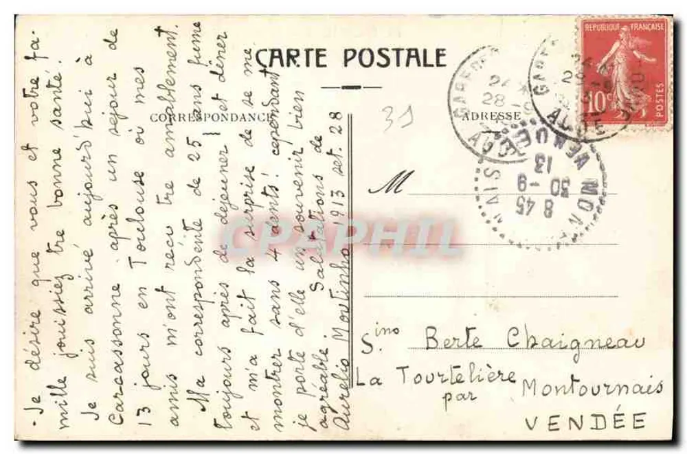Toulouse — Basílica de São Sernim — Edição Dama de Ferro, n°65 - Verso
