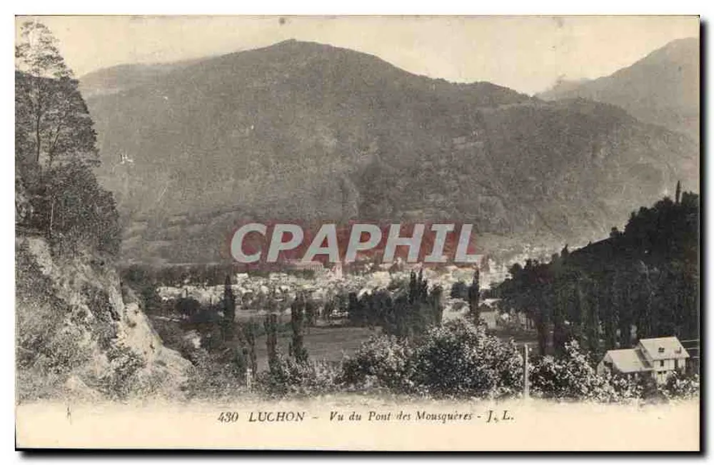 Luchon — Vista do Ponte dos Mousquères — J. L. - Frente