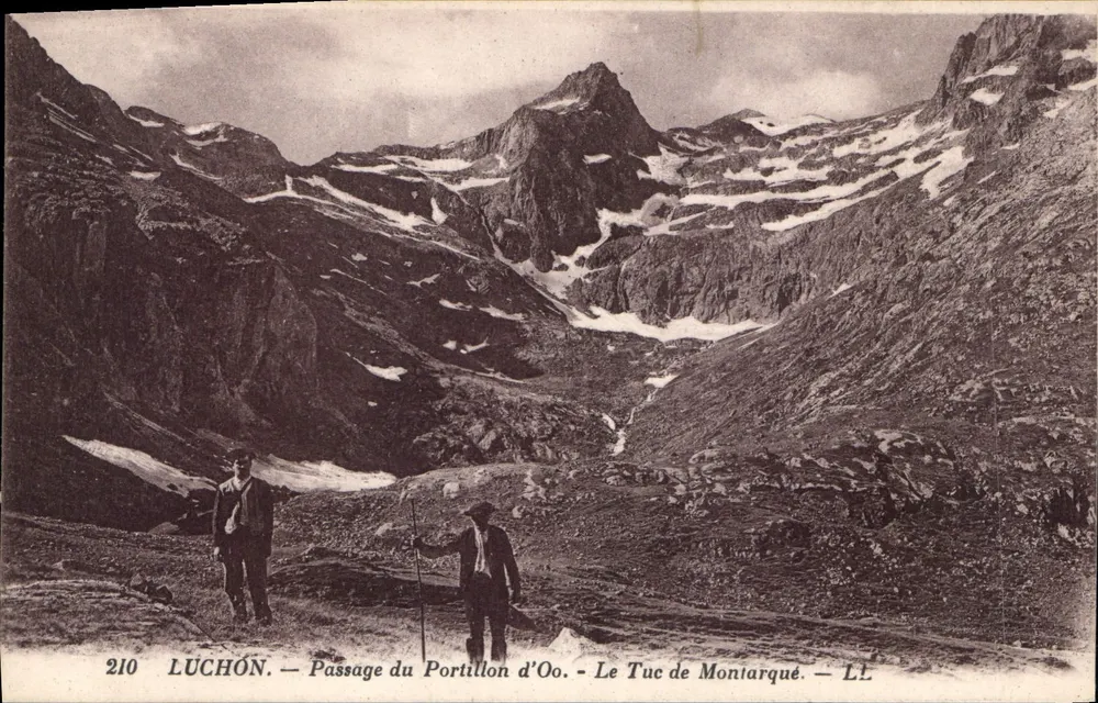 Luchon — Passage du Portillon d'Oo - Le Tuc de Montarqué — LL - Vorderseite