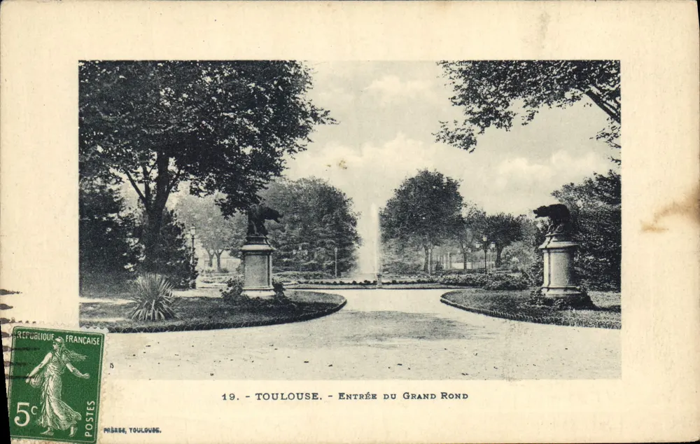 Toulouse - Eingang zum Grand Rond — Marse, Toulouse, n°19 - Vorderseite