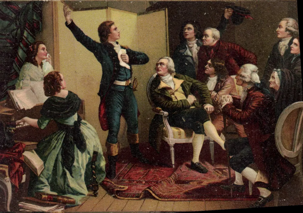 George Mancbeux singt am Louvre — K. F. Editeurs la Marseillaise, Paris, n° 882 - Vorderseite