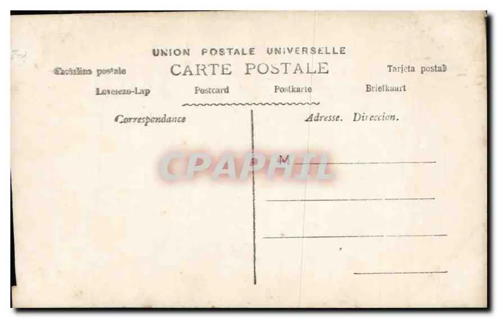 Frau in grünem Kleid mit Blumen — Erinnerung an den Frühling — Paris, n° 384 - Rückseite