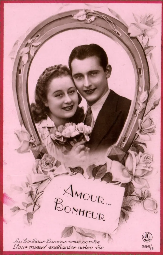 Amor... Felicidade — J.C. PARIS 556/3 - Frente