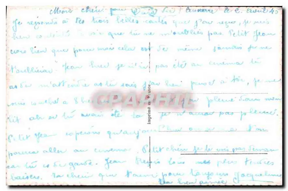 Casal amoroso — Canção de Amor — JC Amers 552/4 - Verso