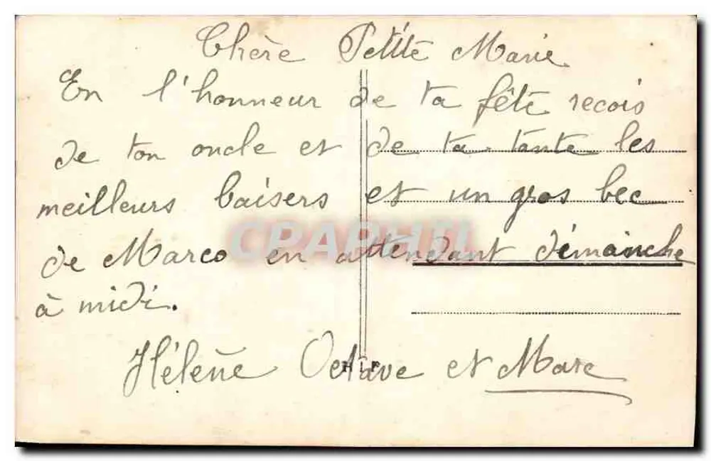 Menina segurando um trevo de quatro folhas — editor anônimo, n° de série 1836 - Verso