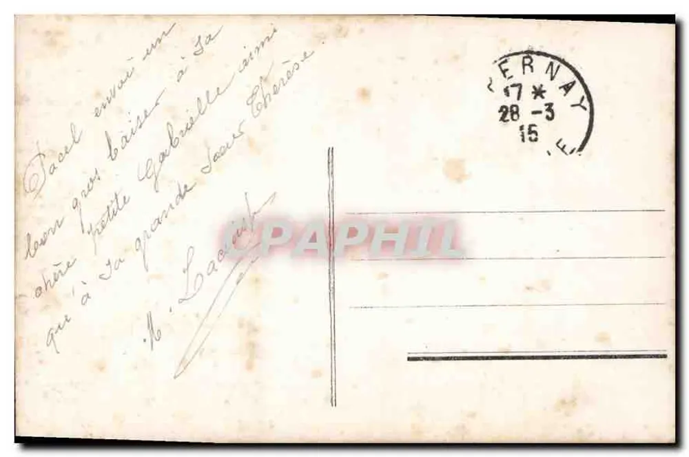Junge France — 'Mit diesem Zeichen wirst du siegen' — Serie 877, Verlag M - Rückseite