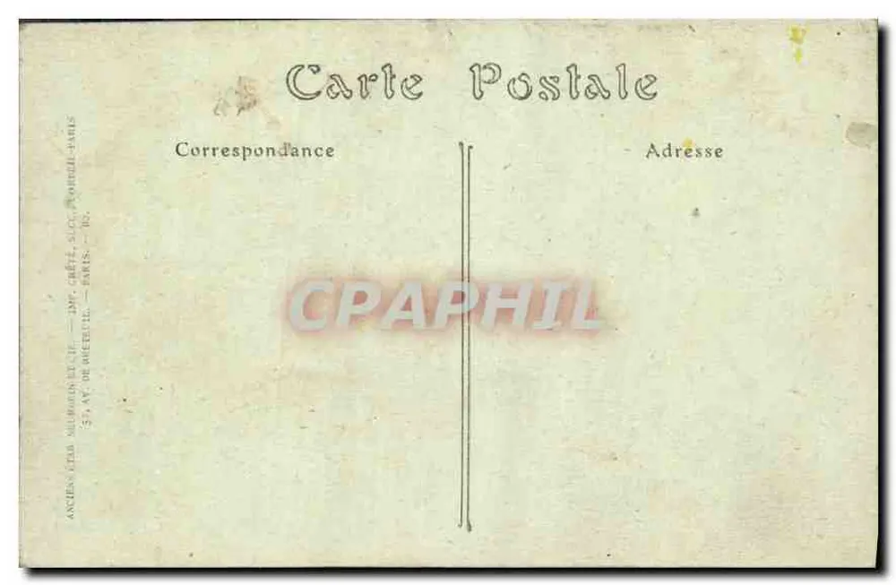 Parc de Versailles — Bassin de Neptune, Tag der großen Wasser — anonymer Verlag, Nr. 28 - Rückseite