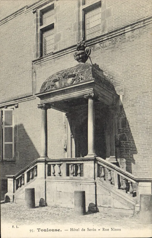 Hôtel de Sevin — Straße Ninau — Toulouse — E. L. 95 - Vorderseite
