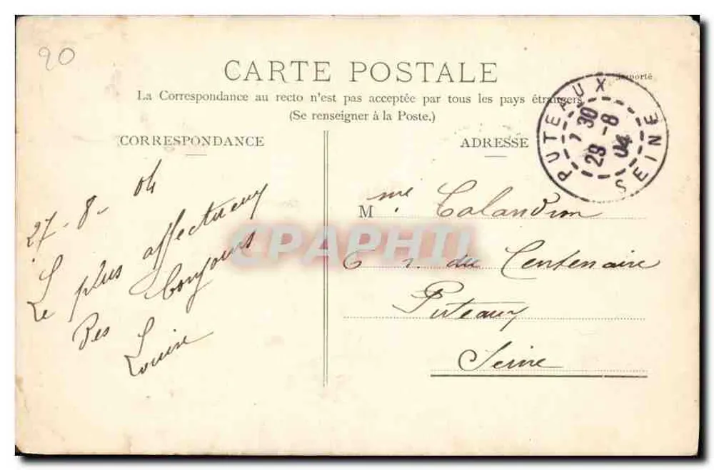 Die Kirche — Luchon — Librairie Lafont, 63 Allée d'Etigny, Luchon - Rückseite
