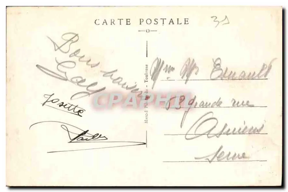 Toulouse — O Donjon do Capitole — Cely - Verso