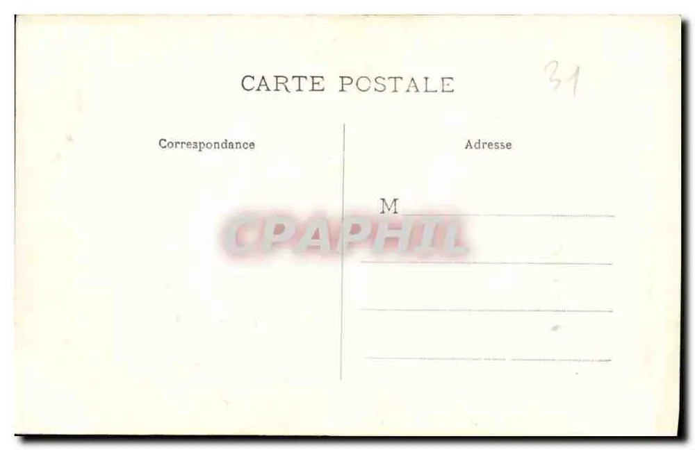 Toulouse - Vista panorâmica — editor desconhecido, n° 26 - Verso