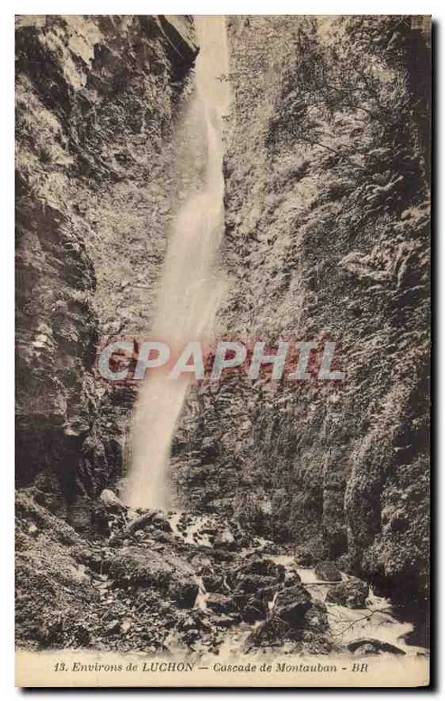 Aproximadamente de LUCHON — Cachoeira de Montauban — Bloc Frères Vallleurs, Bordeaux - Frente