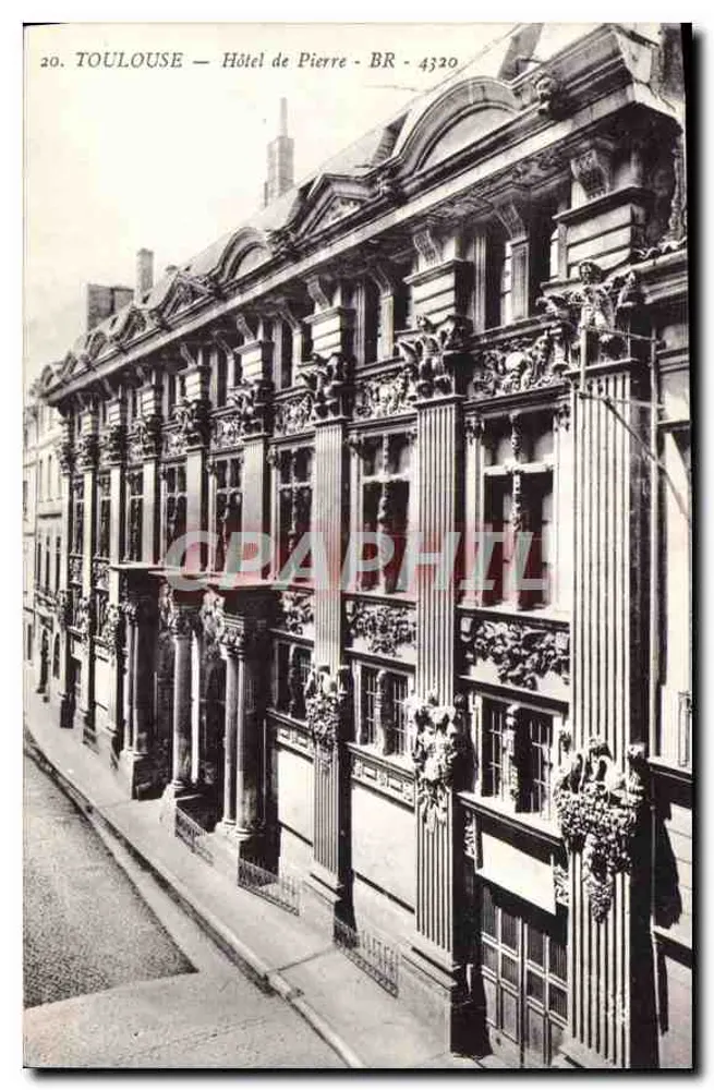 Toulouse — Hotel de Pierre — BR - 4320 - Frente