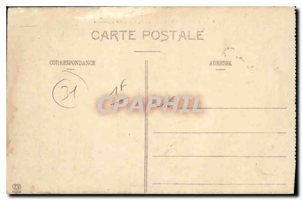 Luchon — Vue générale, prise de Cazarilh — S. Luchon, Les Pyrénées (1ère Série) - Verso