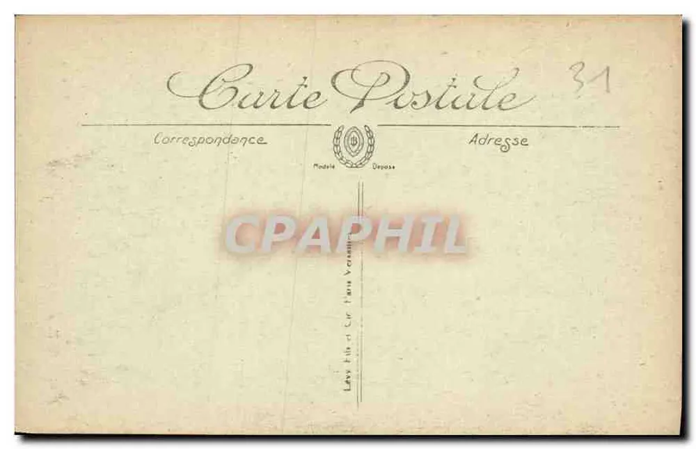 ENV. de LUCHON — Cachoeira de Sournronièlle — LL. — n° 117 - Verso