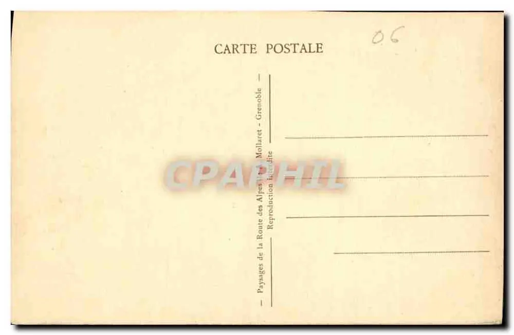 Nice - Le Jardin Albert Ier en hiver — Côte d'Azur — Éditeur Mollaret, Grenoble - Verso