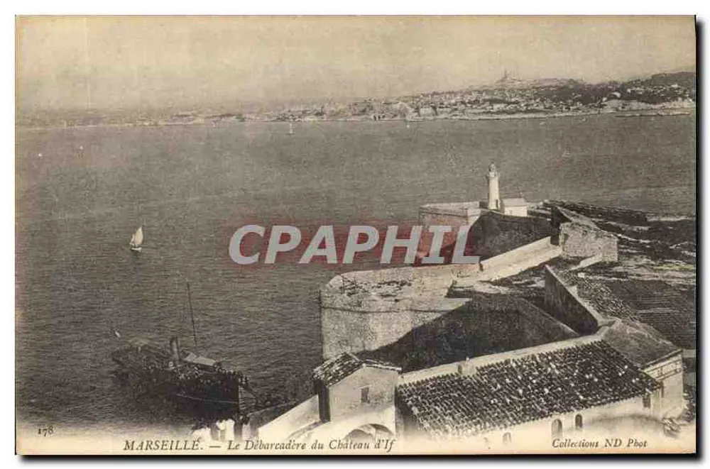 Marseille — O Desembarcadouro do Castelo de If — Collections ND Phot - Frente