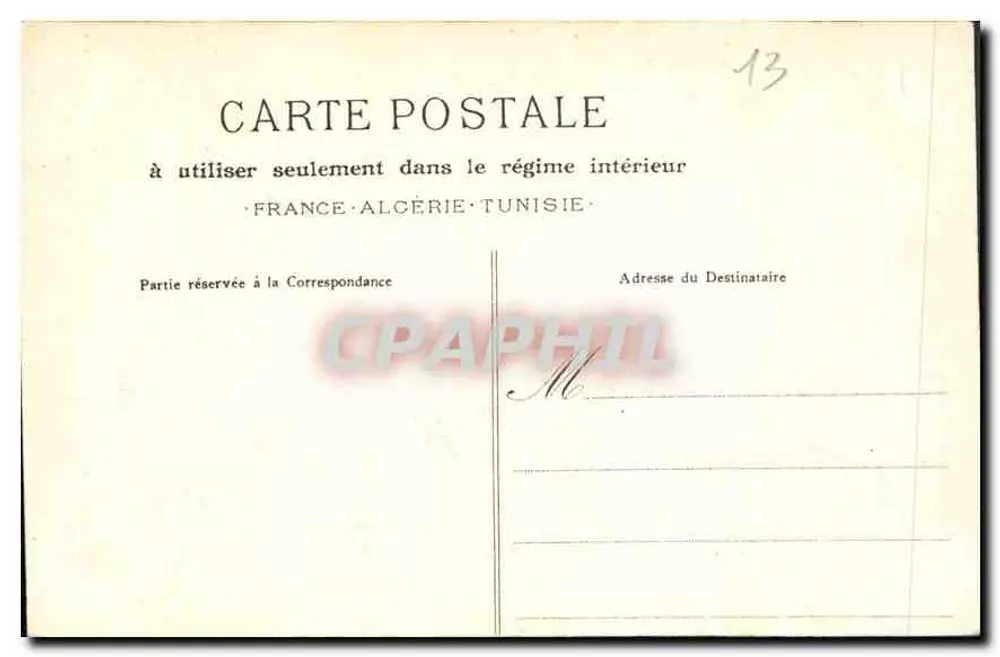 Marseille - 1054 - Die Ausfahrt des Alten Hafens — Phototypie L. Laouer, 18, rue Phubaneau - Rückseite