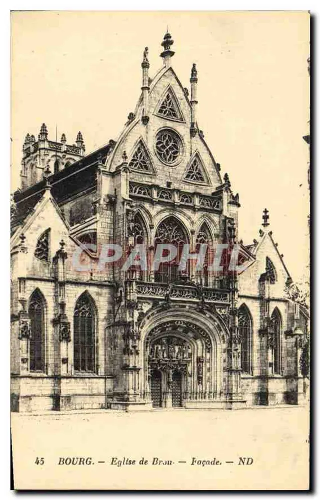 Bourg - Igreja de Brion - Fachada - ND - Frente