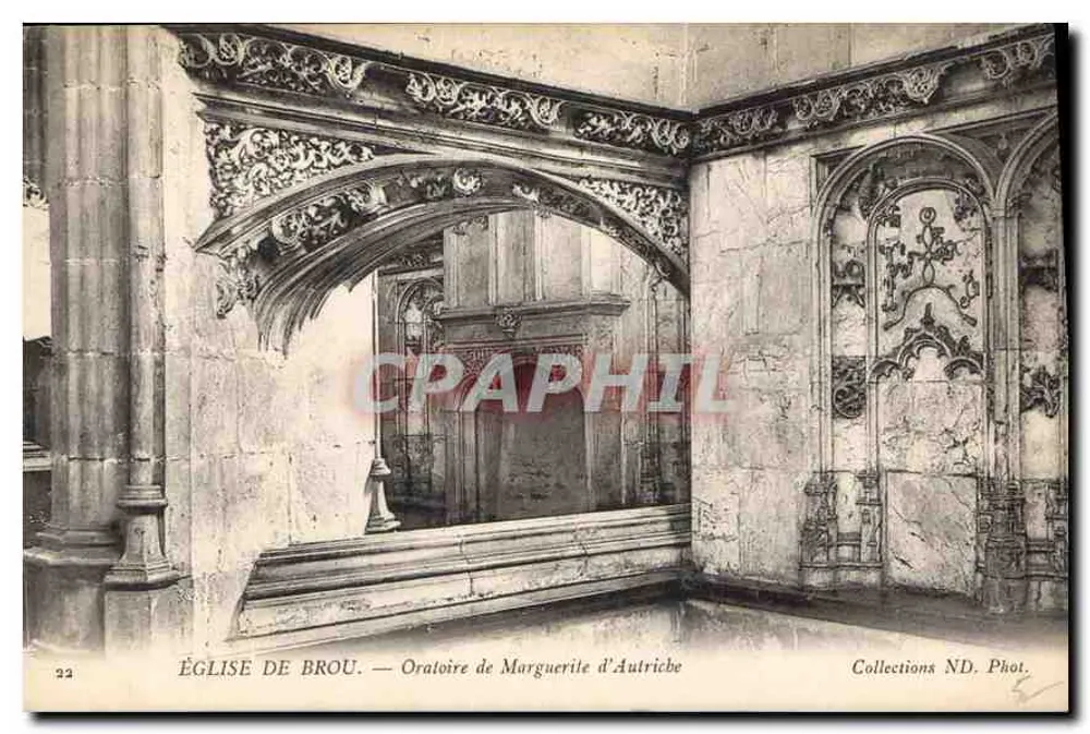 Kirche von Brou — Oratorium von Marguerite d'Autriche — Collections ND. Phot. - Vorderseite